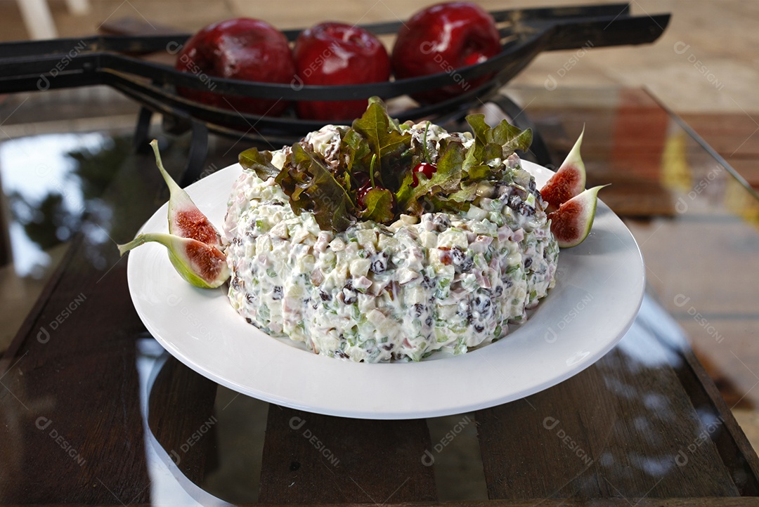 Legumes com maionese