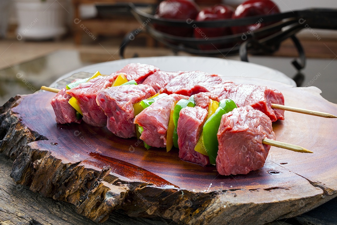 Espetinhos de carne