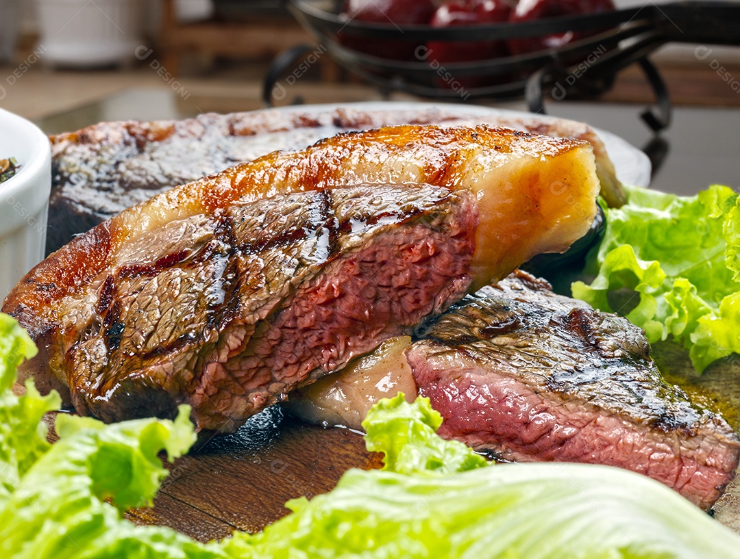 Picanha com salada