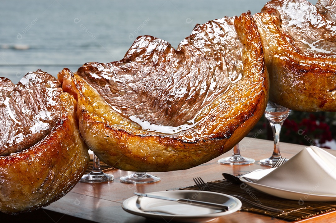 Picanha suculenta com gordurinha