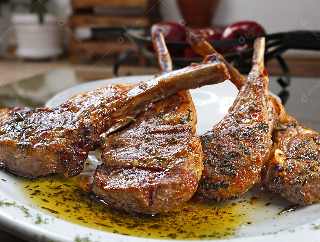 Carnes assada costela