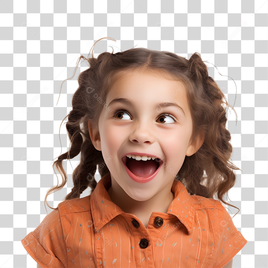 Menina Criança Autista PNG Transparente