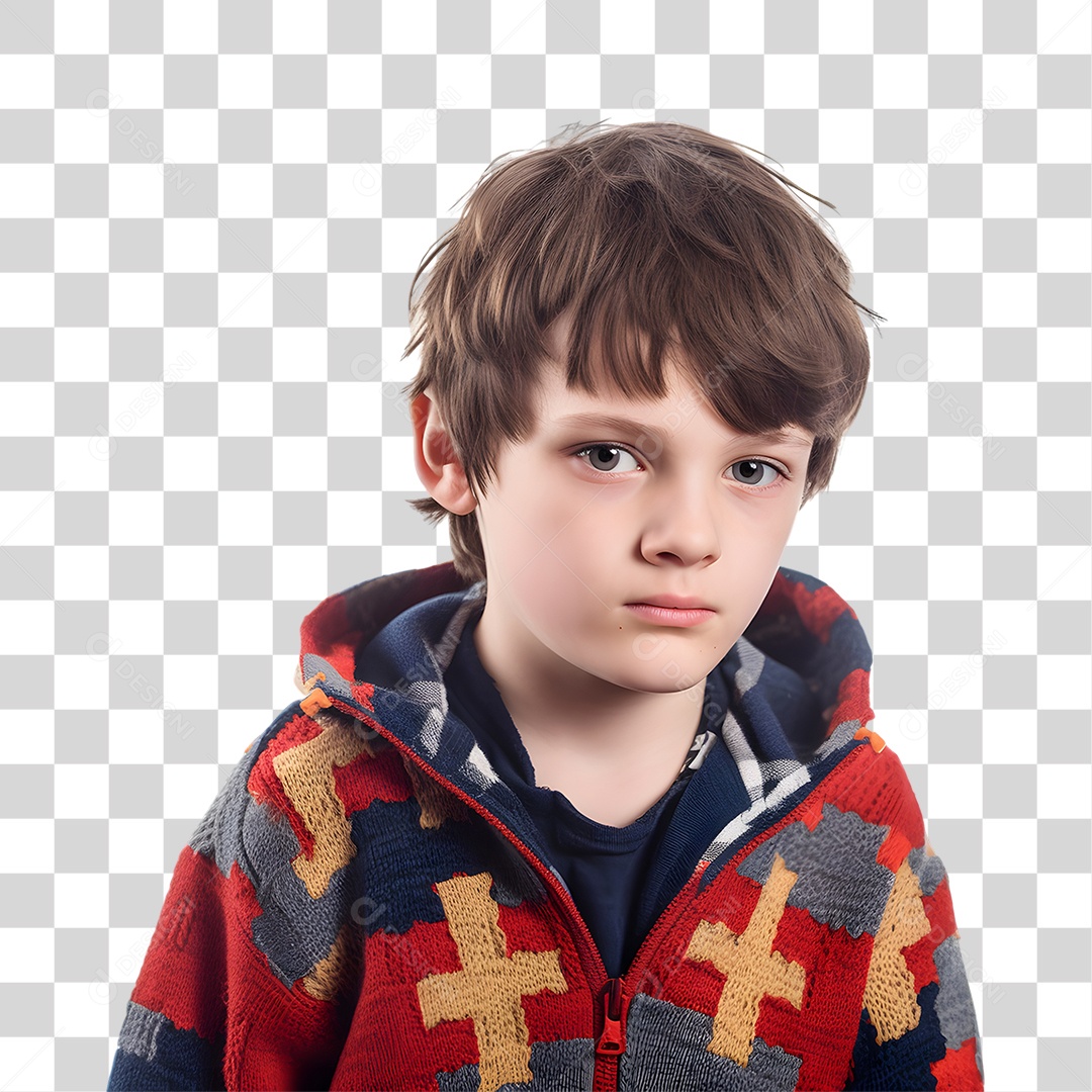 Menino Criança Autista PNG Transparente