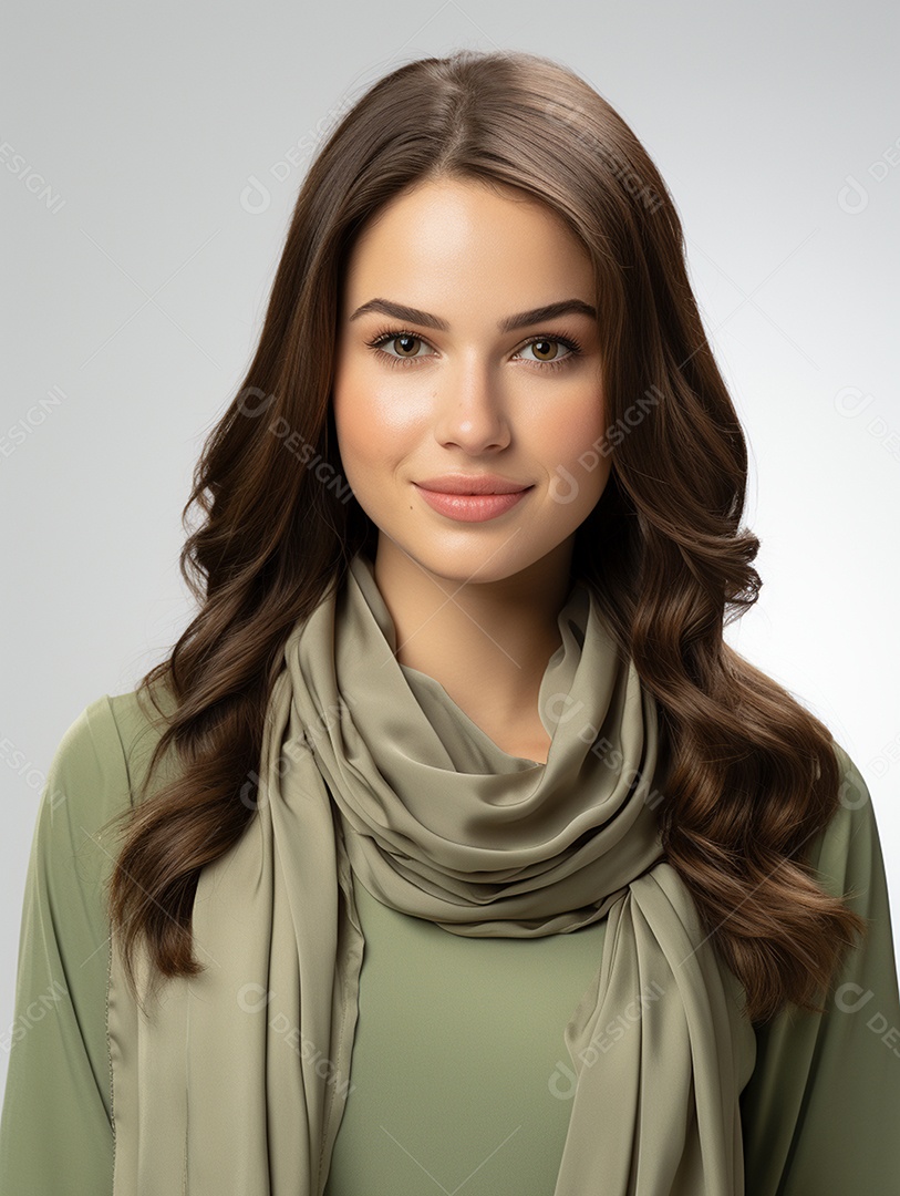 Uma mulher de negócios asiática feliz Sorriso no rosto