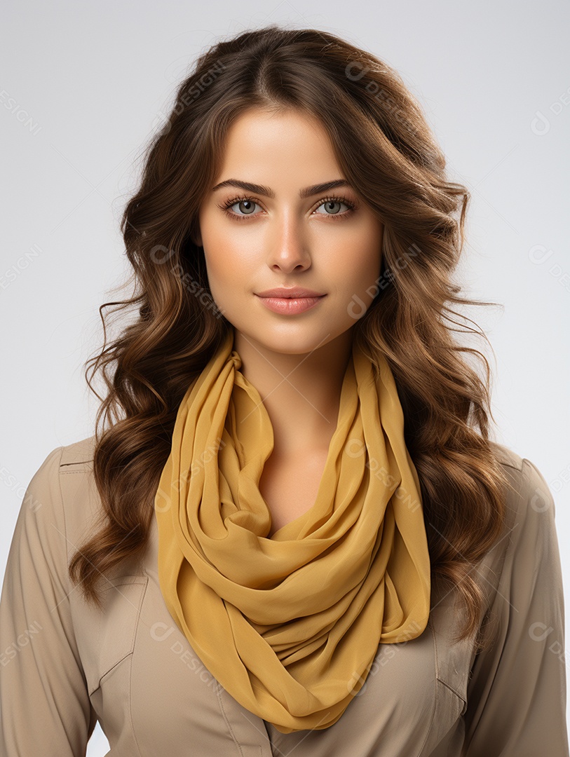 Uma mulher de negócios asiática feliz Sorriso no rosto