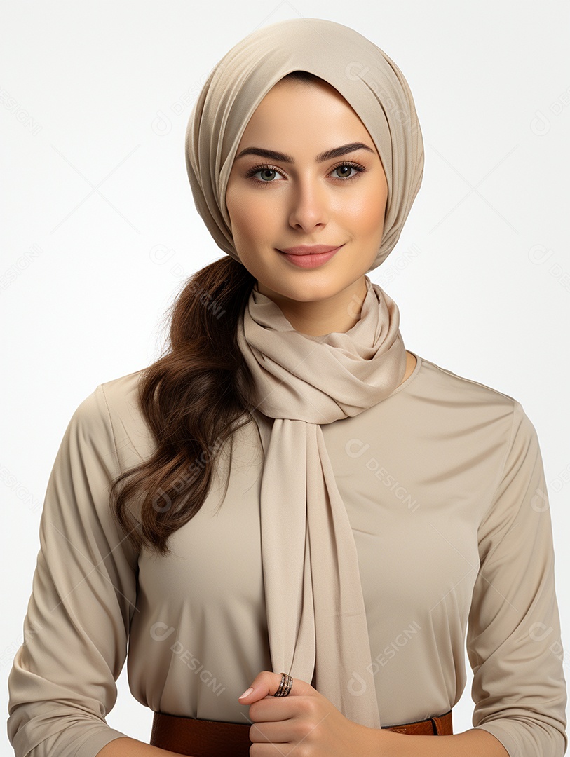 Uma mulher de negócios asiática feliz Sorriso no rosto