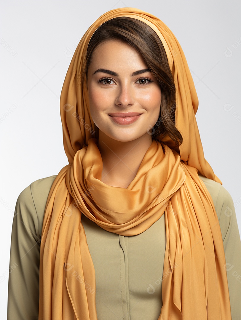 Uma mulher de negócios asiática feliz Sorriso no rosto