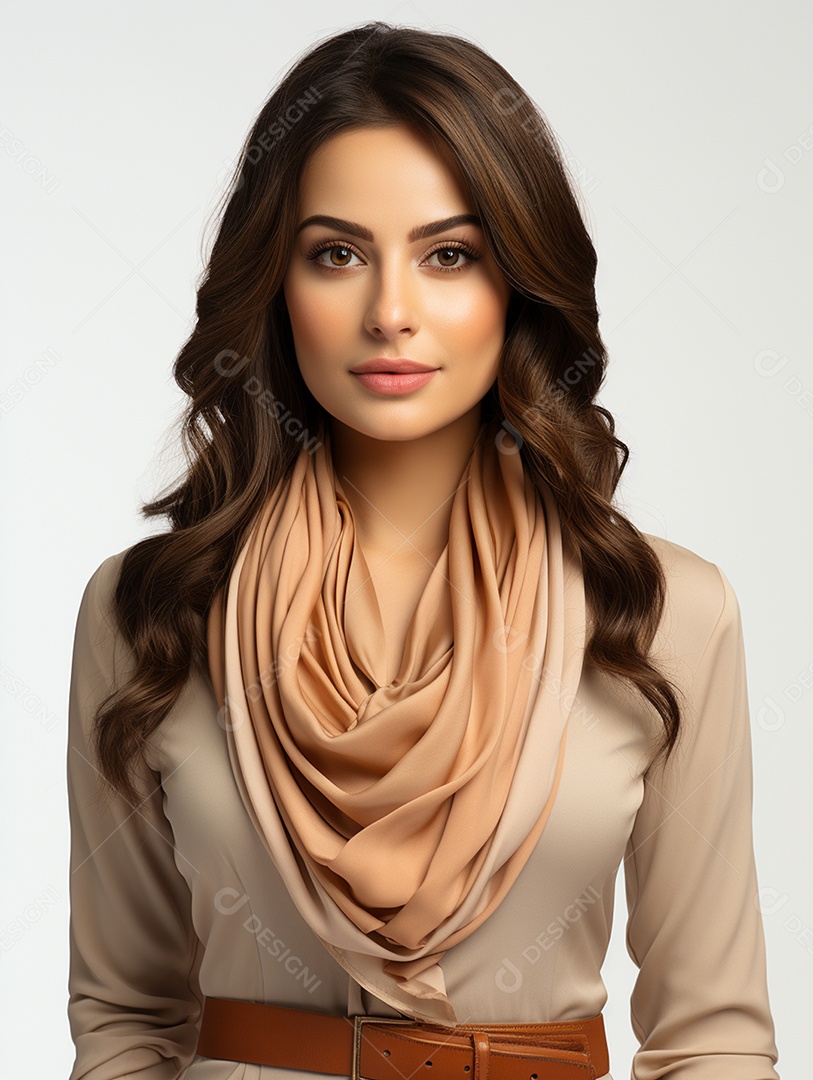 Uma mulher de negócios asiática feliz Sorriso no rosto