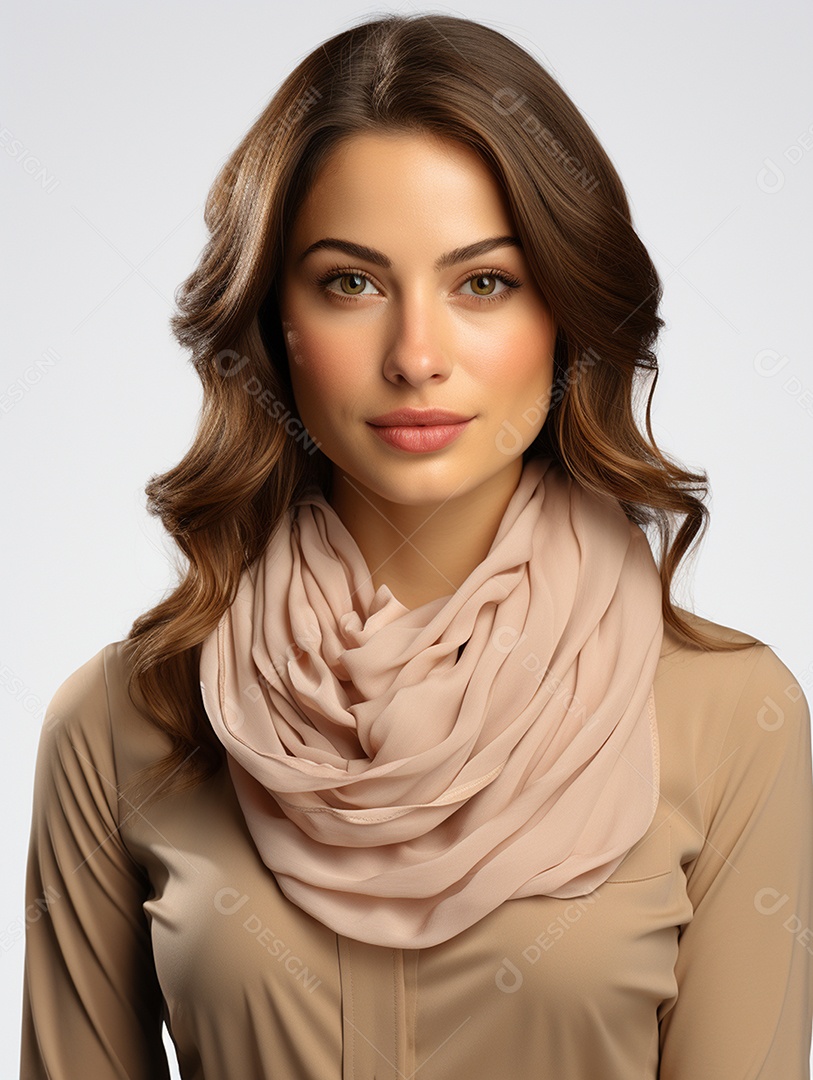 Uma mulher de negócios asiática feliz Sorriso no rosto