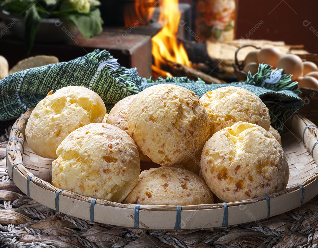 Pão de queijo tradicional