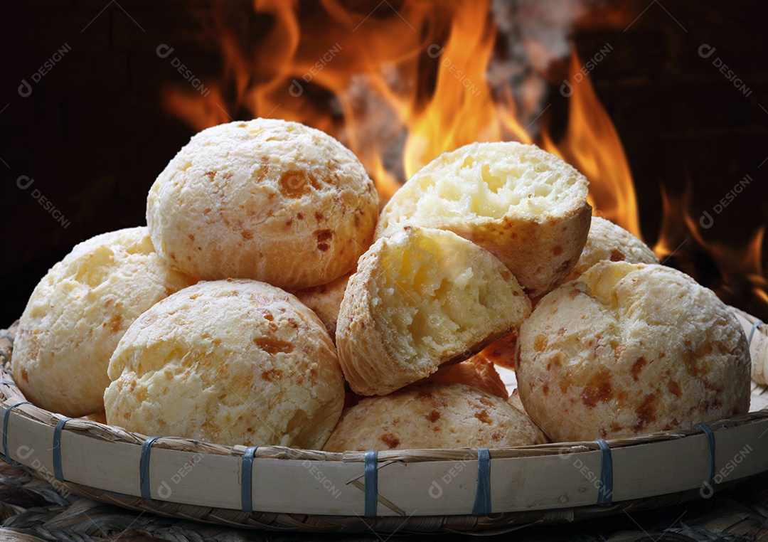 Pães de queijos deliciosos