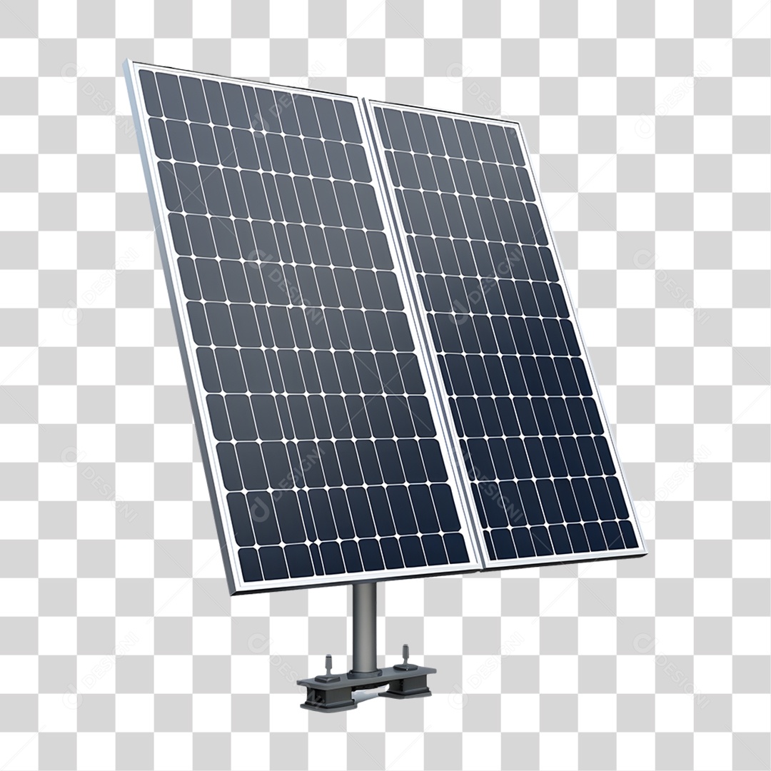 Placa Solar Ecologia PNG Transparente