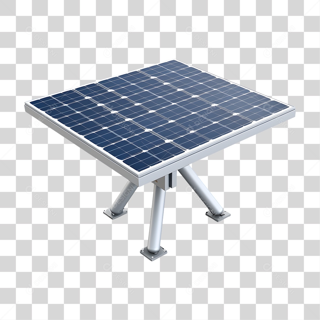 Placa Solar Ecologia PNG Transparente