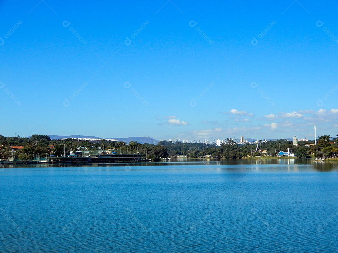 Lagoa da Pampulha em Belo Horizonte, Minas Gerais