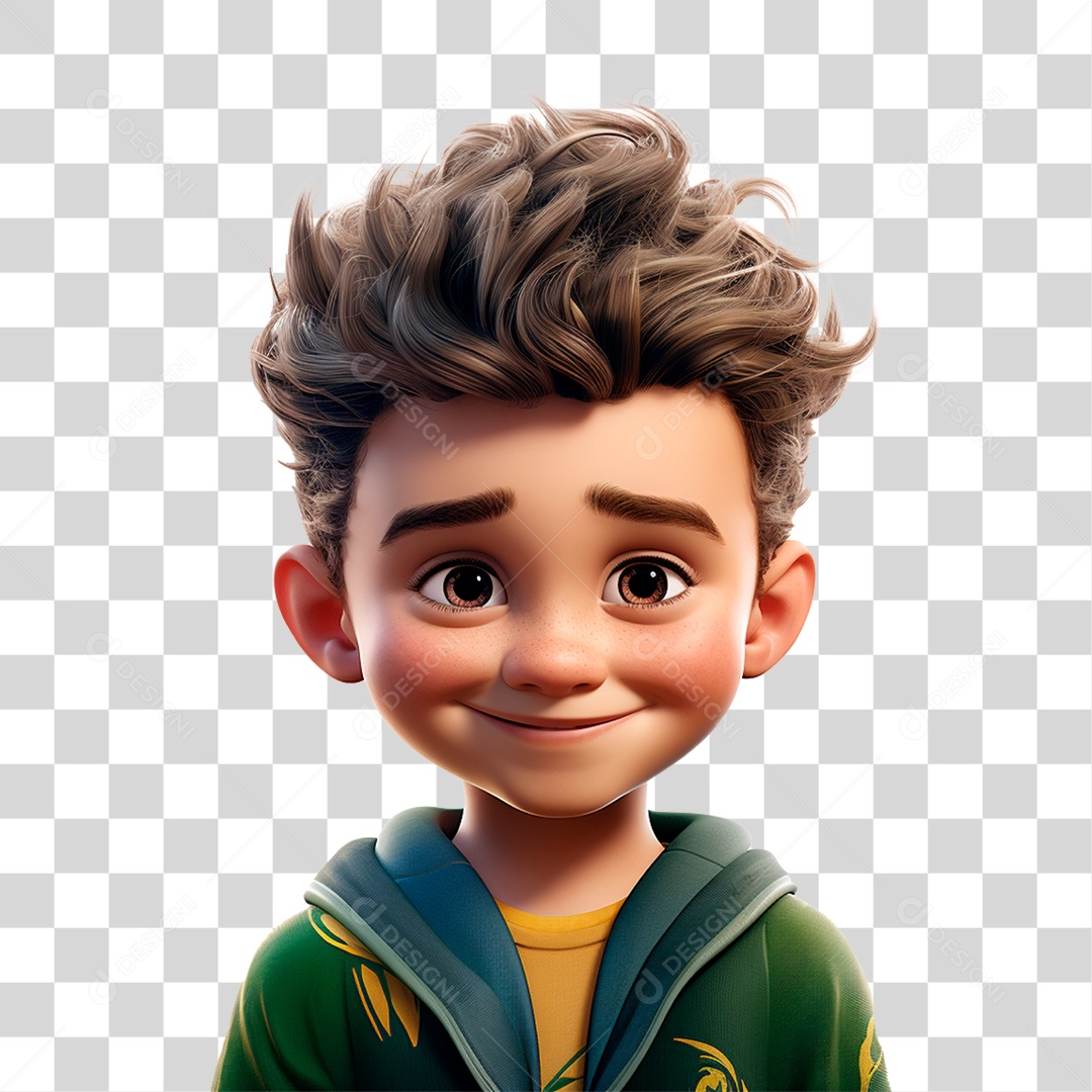 Jovem Sorrindo Confiante PNG Transparente