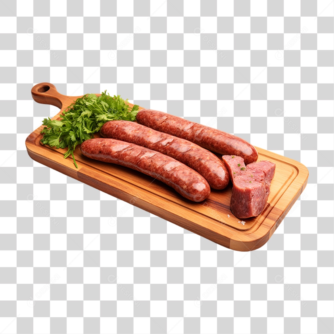 Calabresa com Coentro PNG Transparente