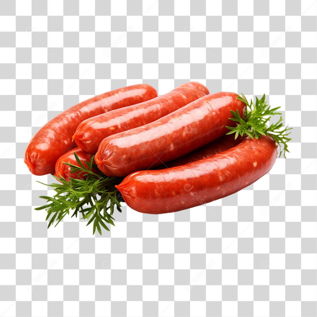 Calabresa com Coentro PNG Transparente