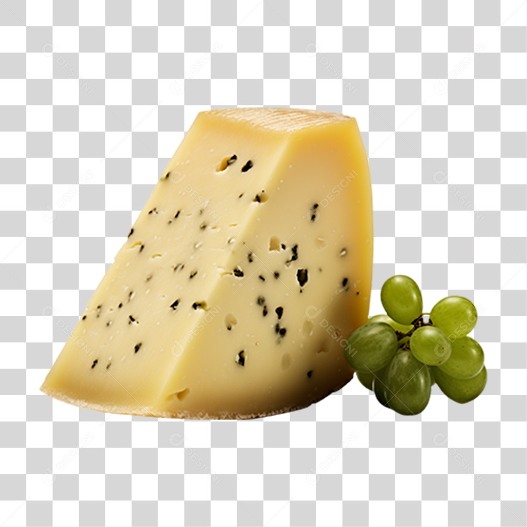 Queijo Fatiado PNG Transparente