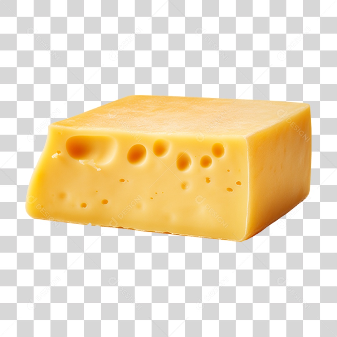 Queijo Fatiado PNG Transparente