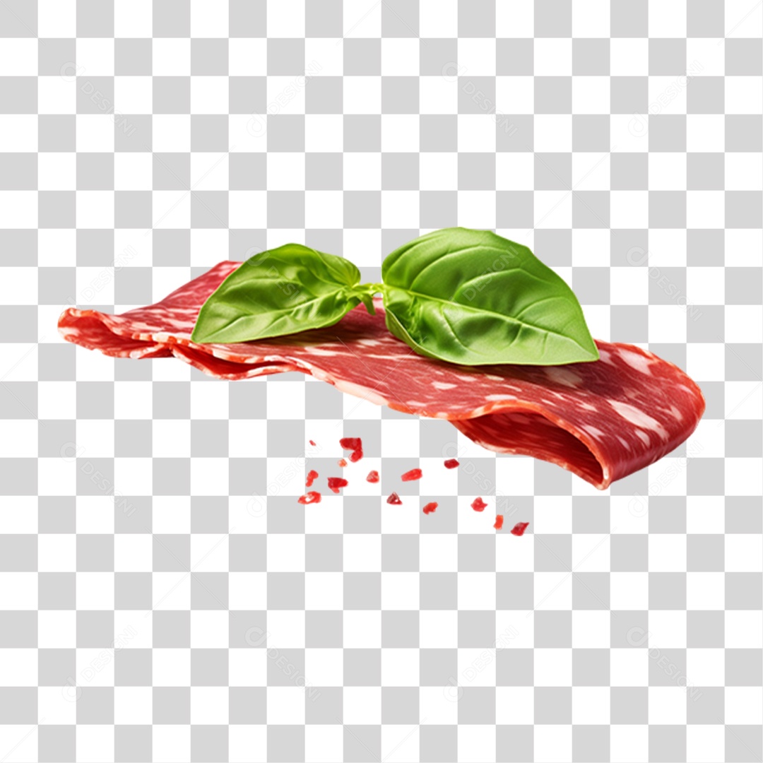 Calabresa Fatiada PNG Transparente