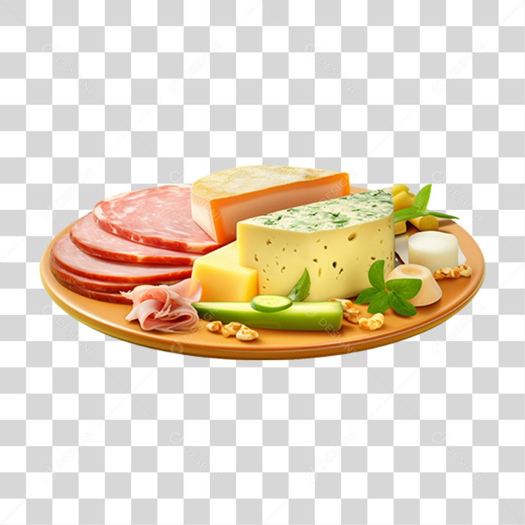 Bandeja de Frios PNG Transparente