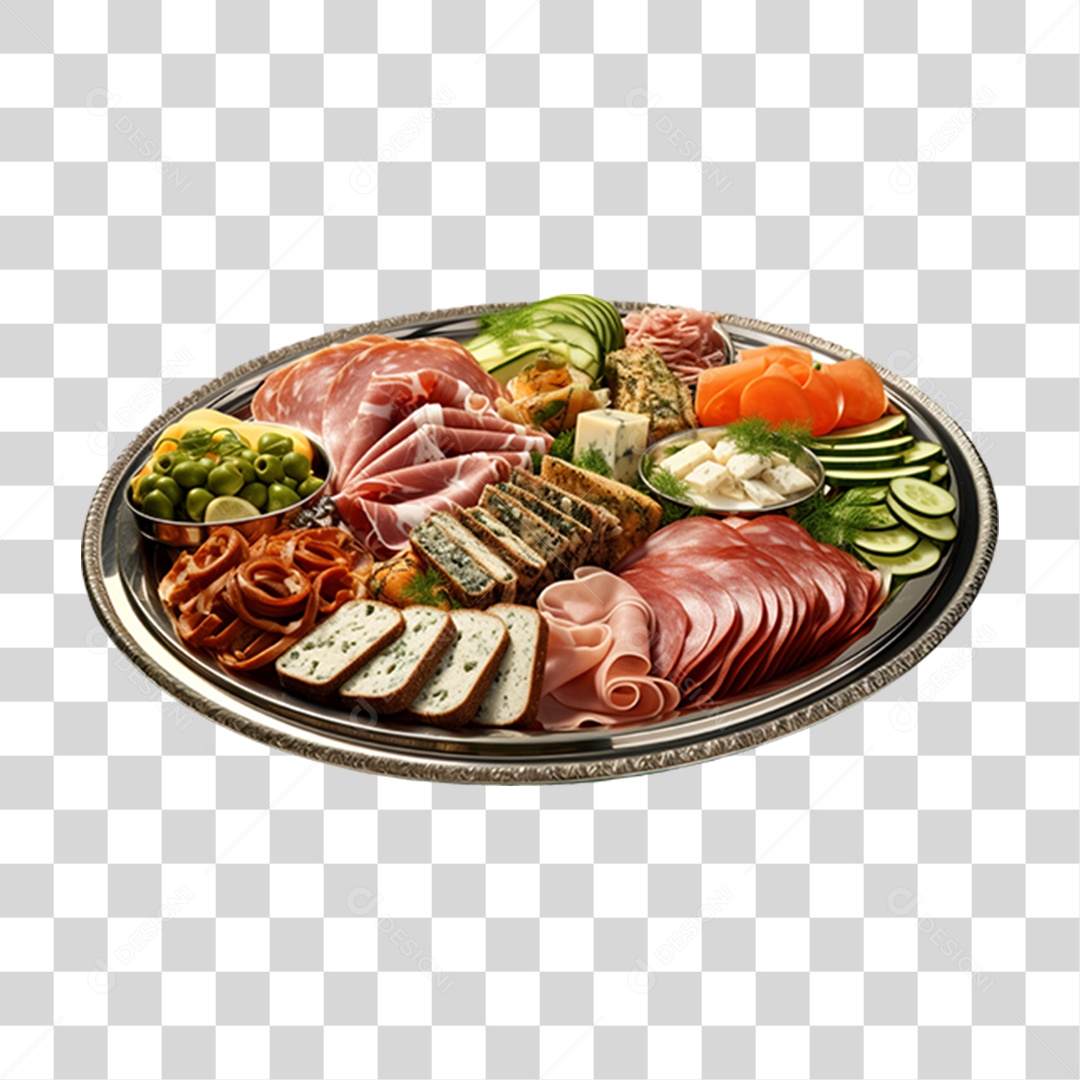 Bandeja de Frios PNG Transparente