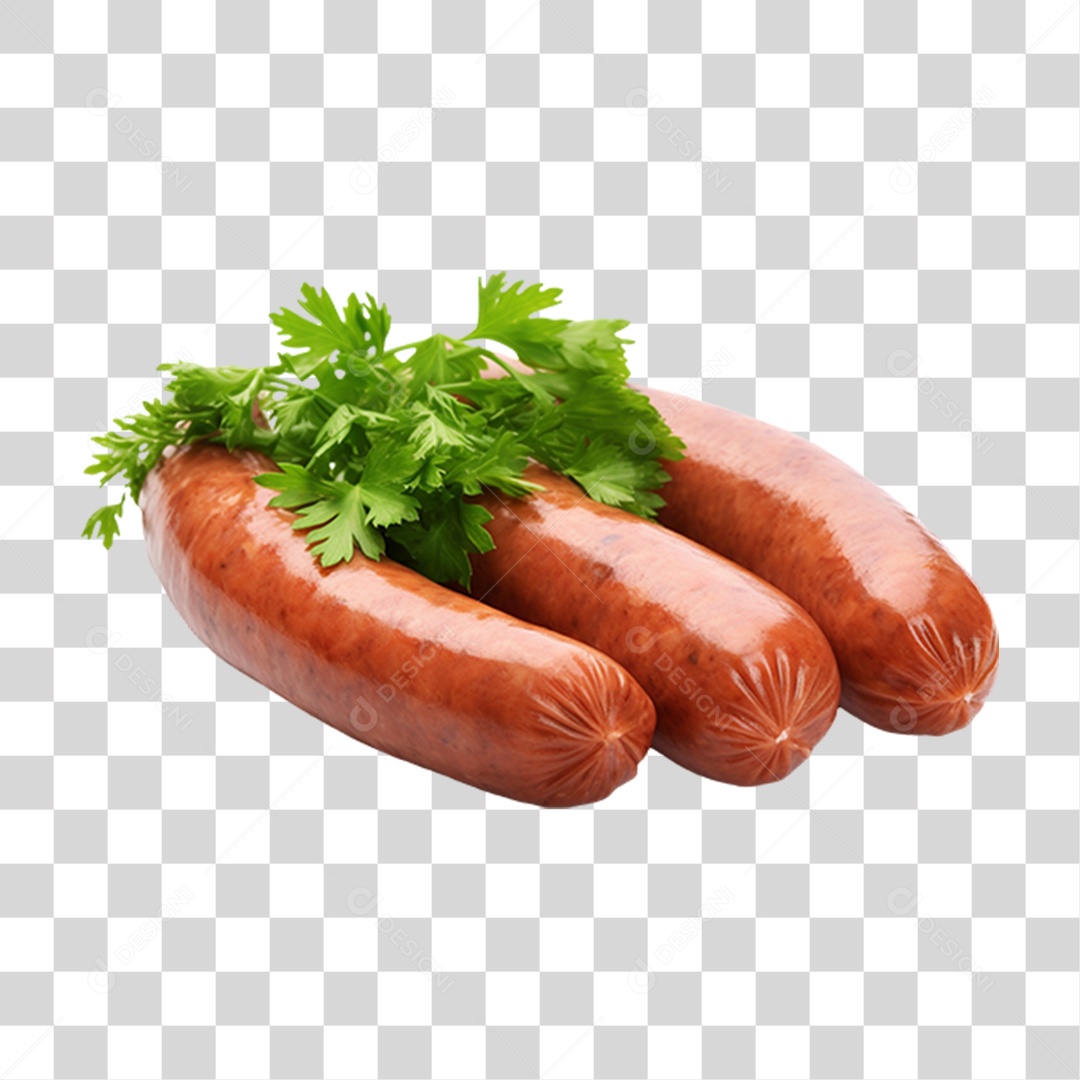 Calabresa com Coentro PNG Transparente