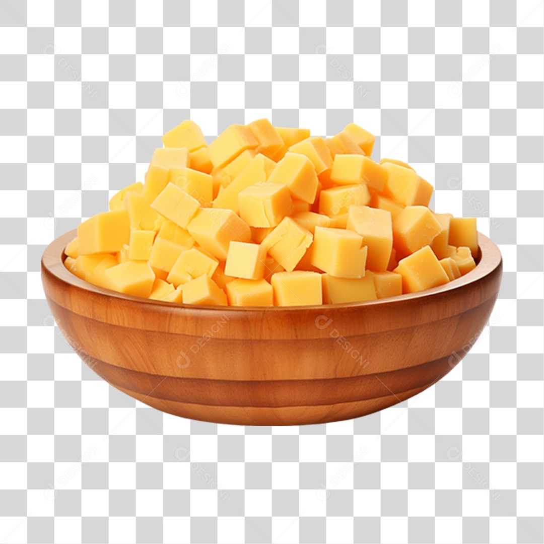 Queijo Fatiado PNG Transparente