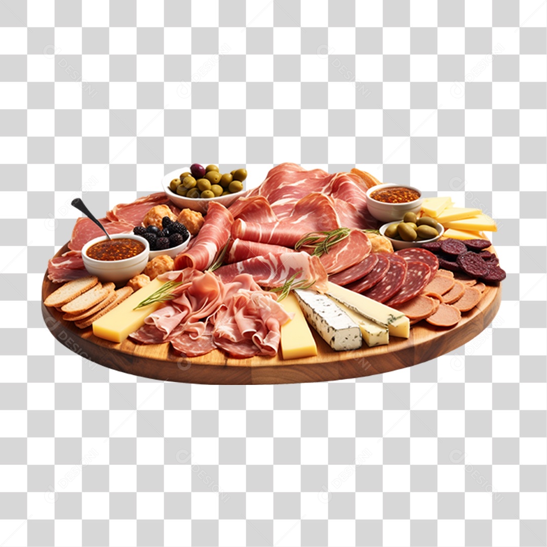 Bandeja de Frios PNG Transparente