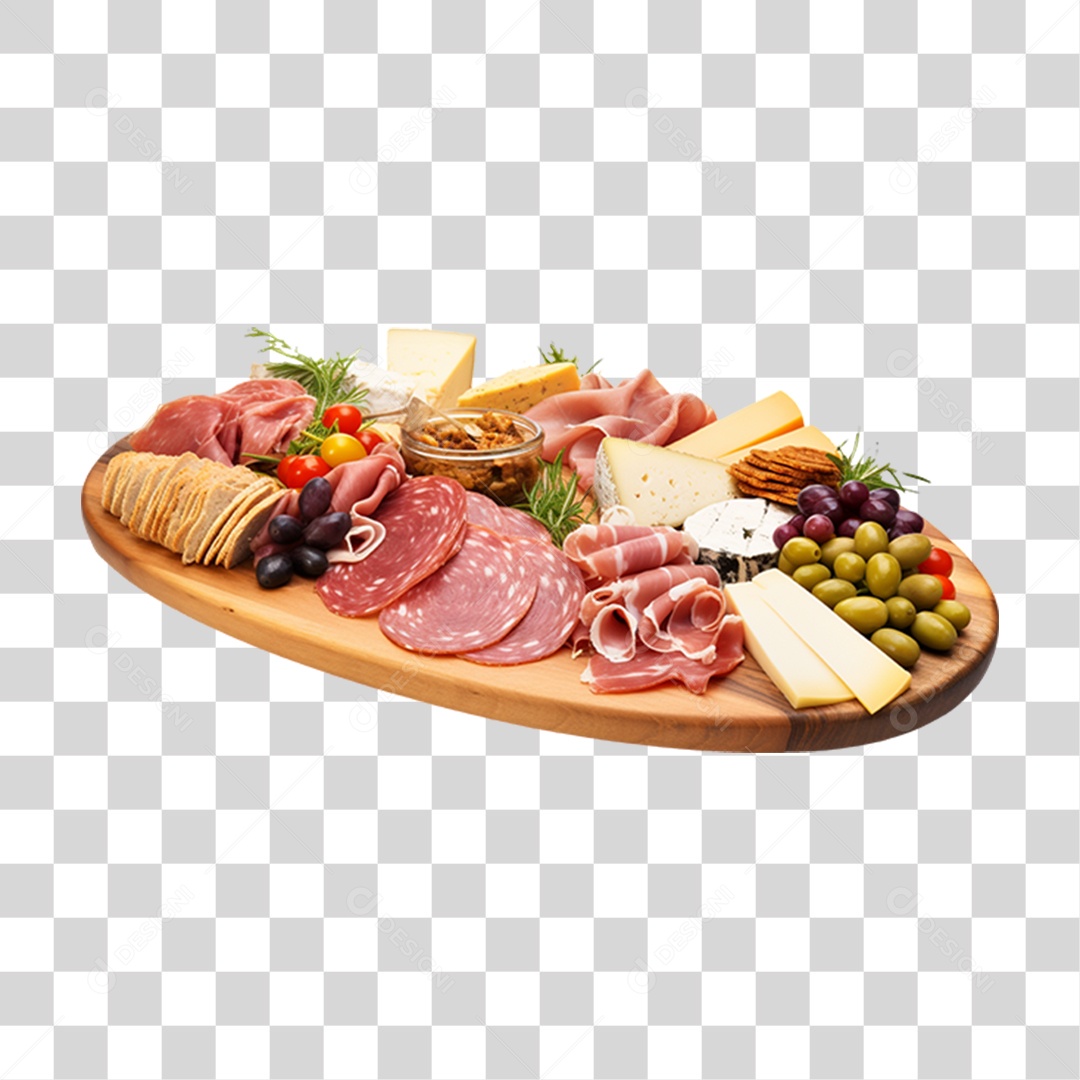 Bandeja de Frios PNG Transparente