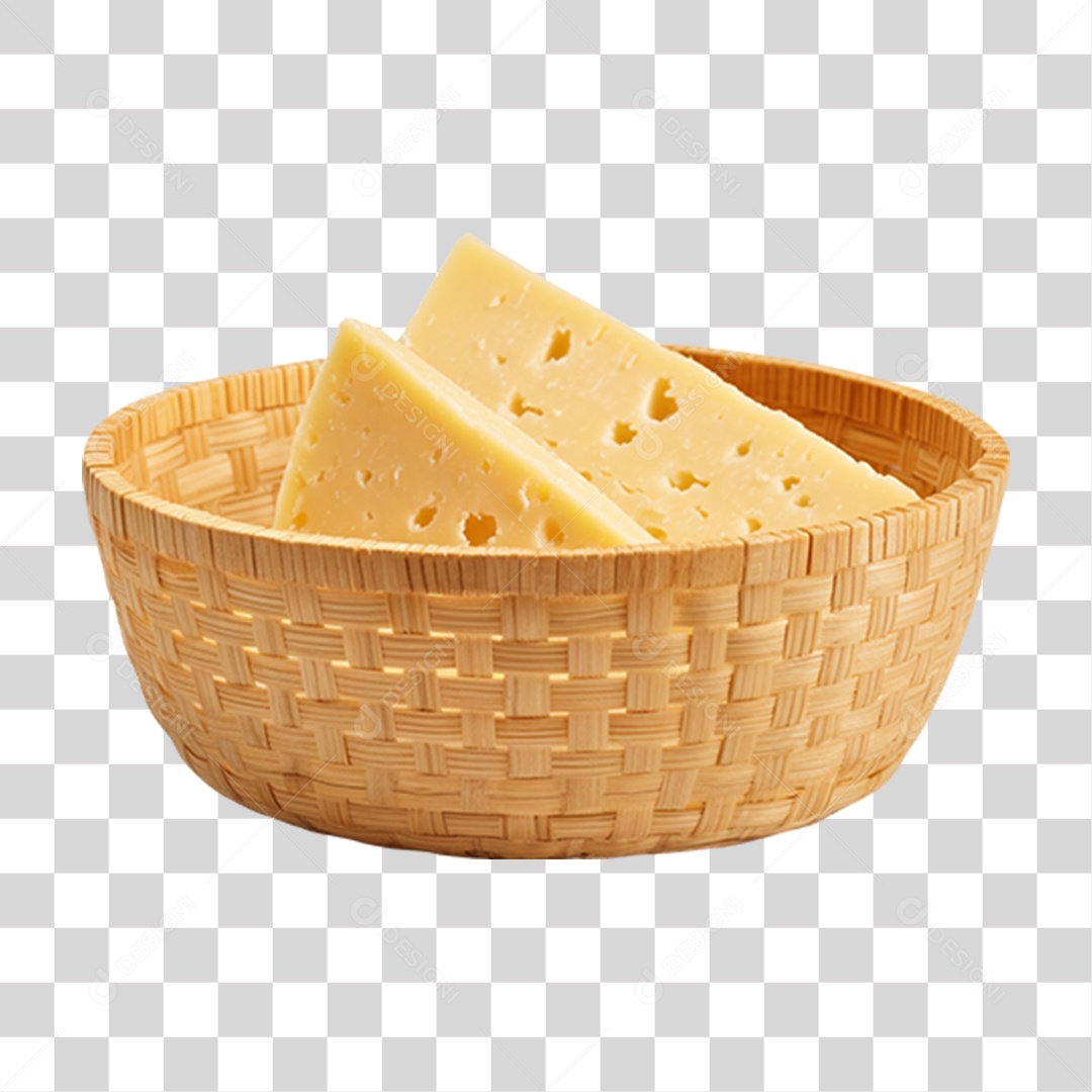 Queijo Fatiado PNG Transparente