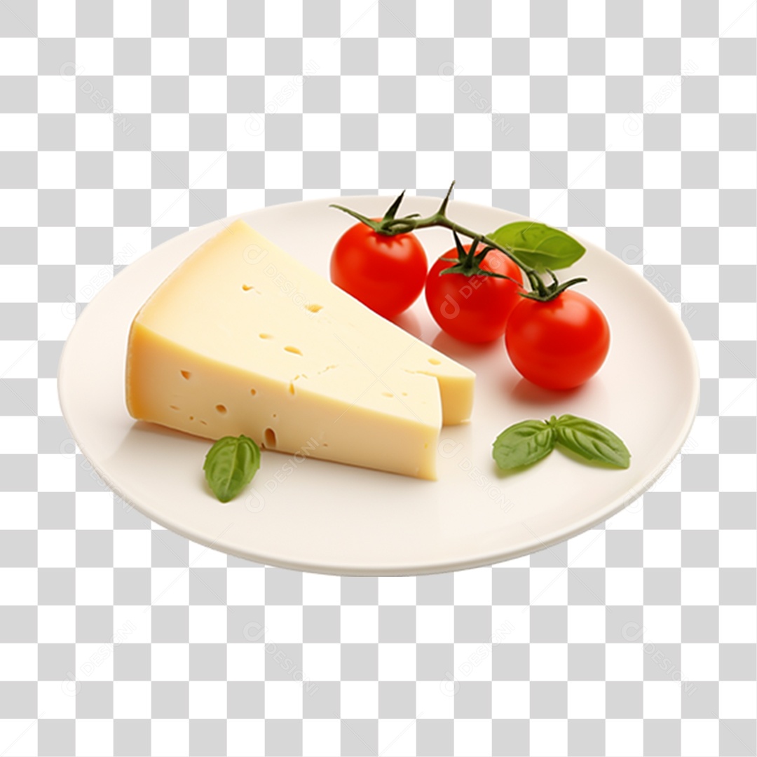 Queijo Tomate PNG Transparente