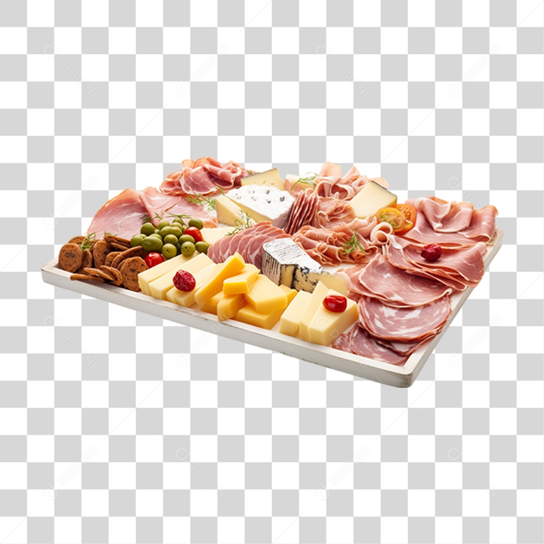 Bandeja de Frios PNG Transparente