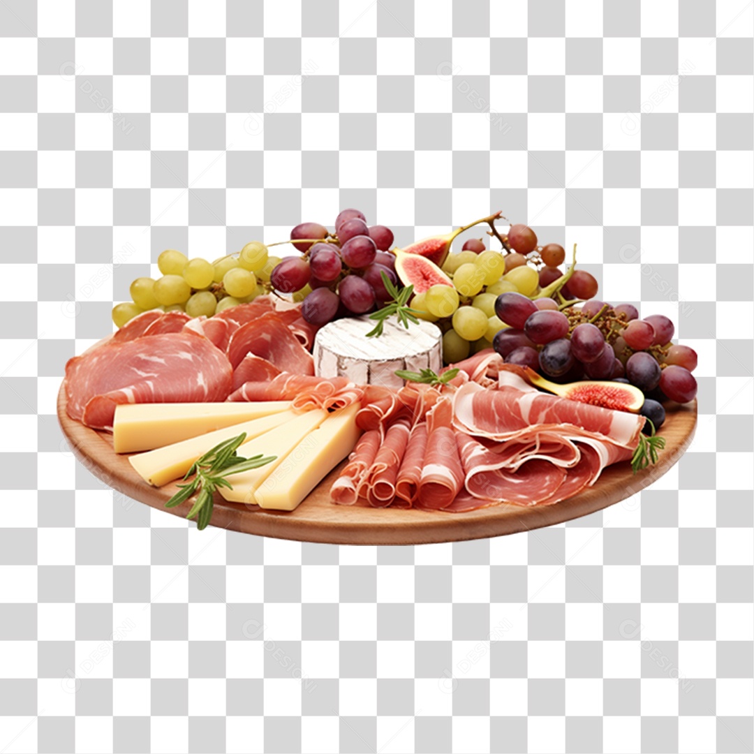 Bandeja de Frios PNG Transparente