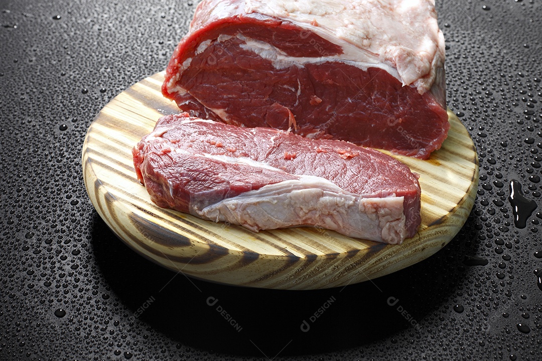 Peça de picanha para churrasco