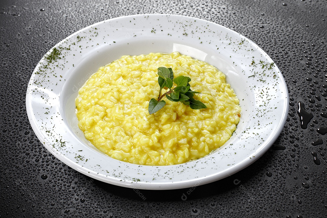 Risotto delicioso tradicional