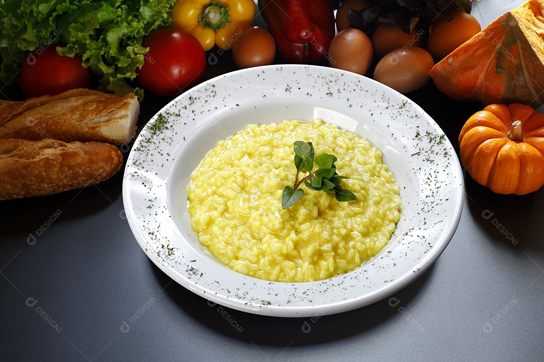 Risotto delicioso tradicional