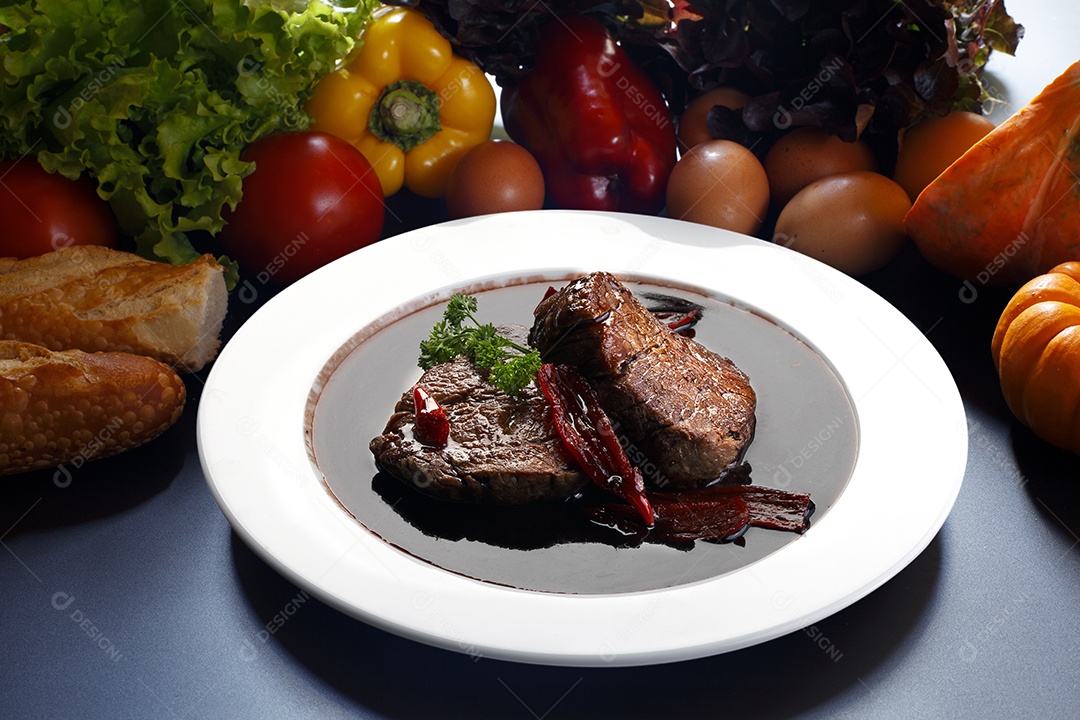 Carne ao vinho deliciosa