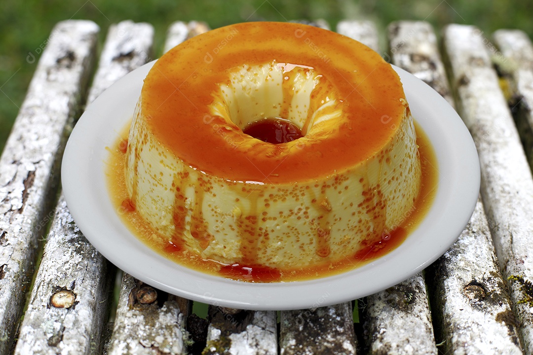 Pudim de leite de condensado