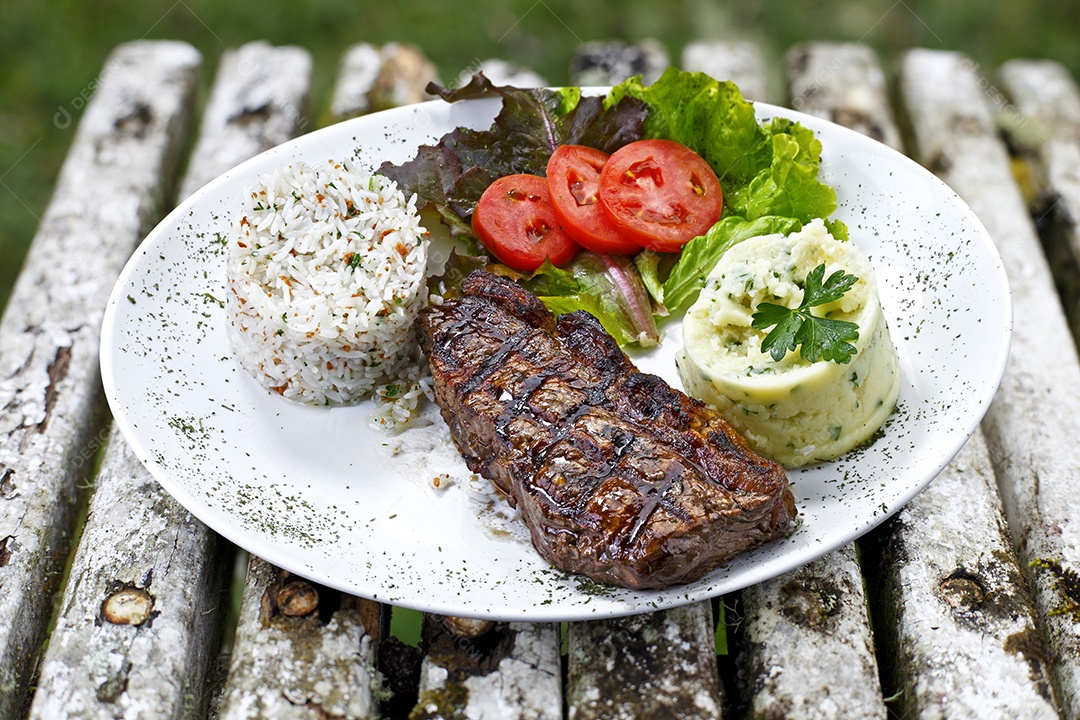 Refeição deliciosa e simples
