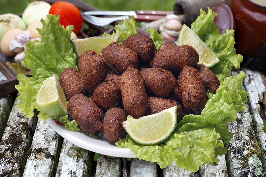 Quibes tradicionais deliciosos