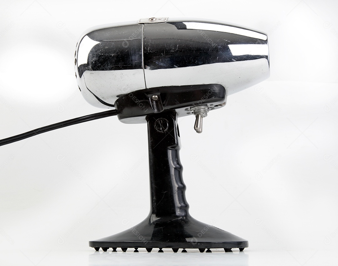 Secador de cabelo vintage antigo