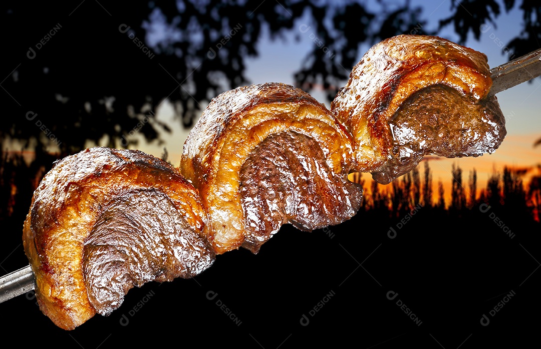 Espeto de picanha suculenta