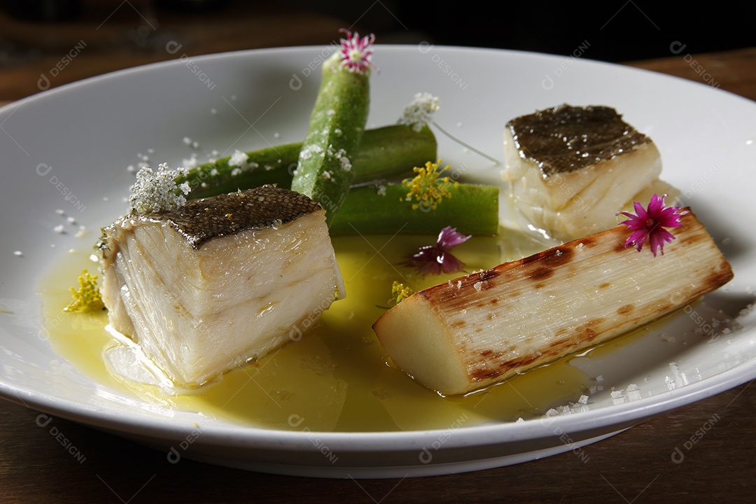 Bacalhau assado com azeite