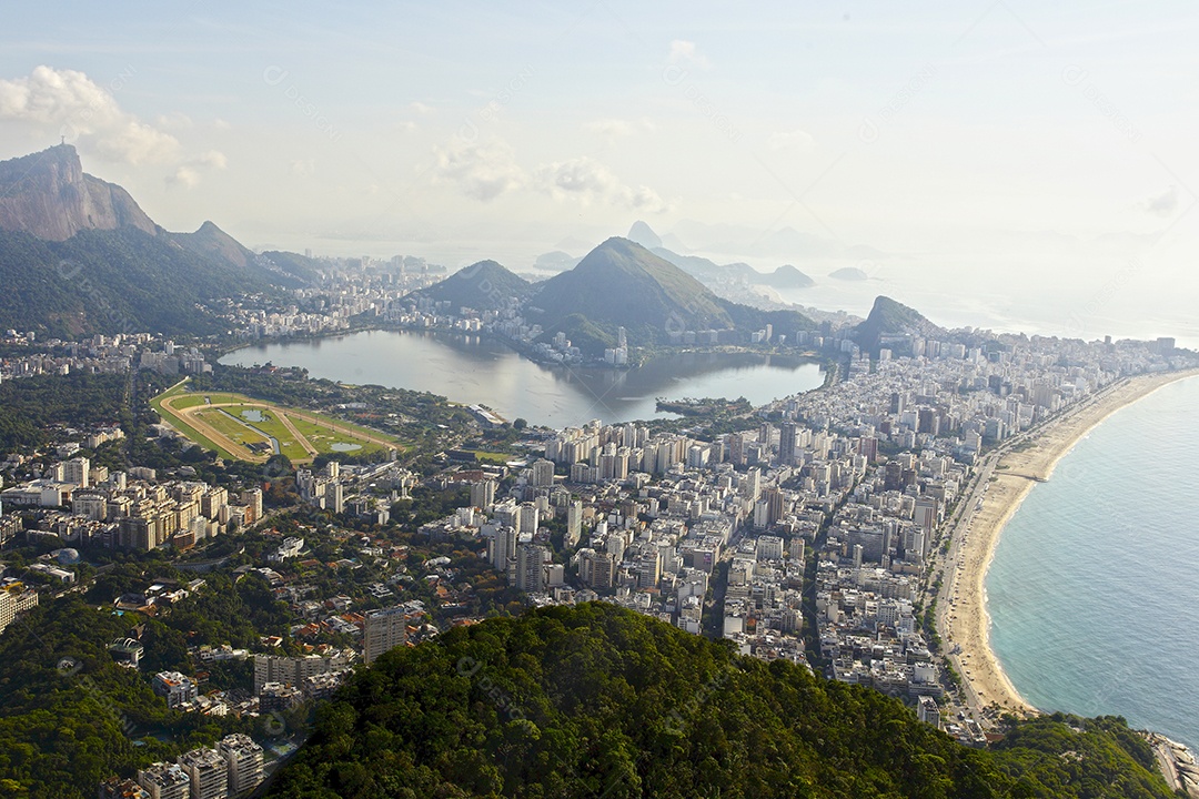 Vista da montanha de dois irmãos Rio de Janeiro