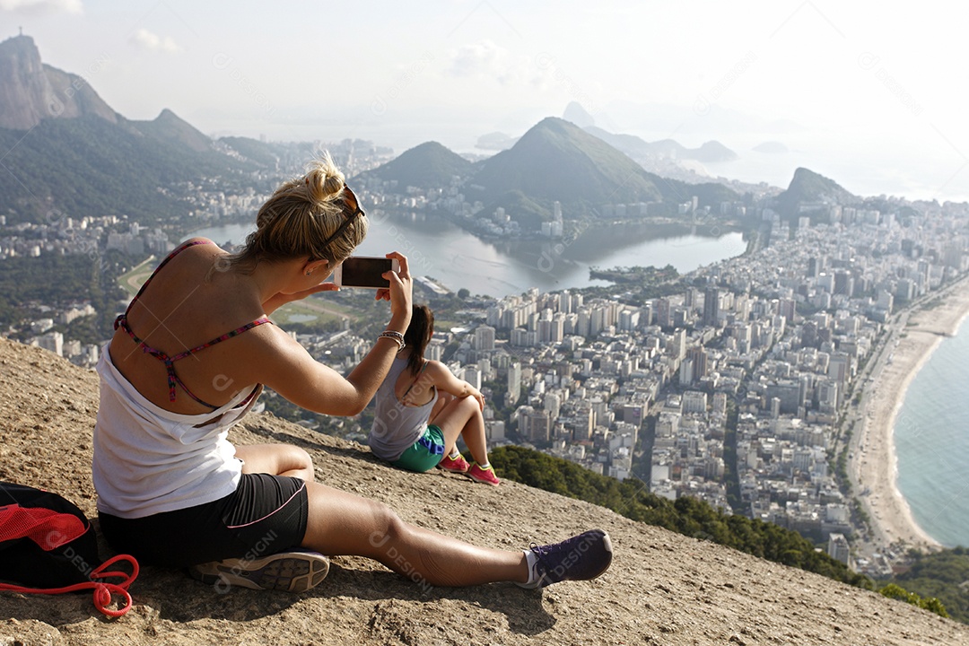Vista da montanha de dois irmãos Rio de Janeiro