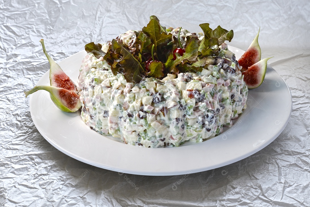 Maionese com batatas e cenouras