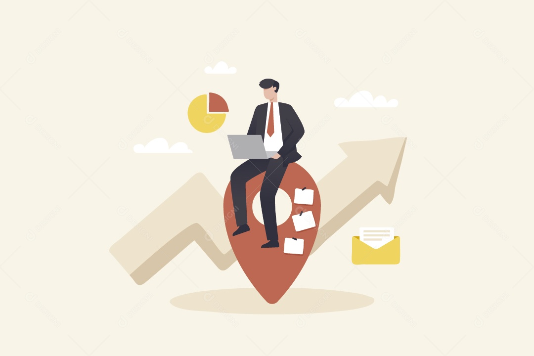 Ilustrações de Empresas e Negócios Vetor EPS