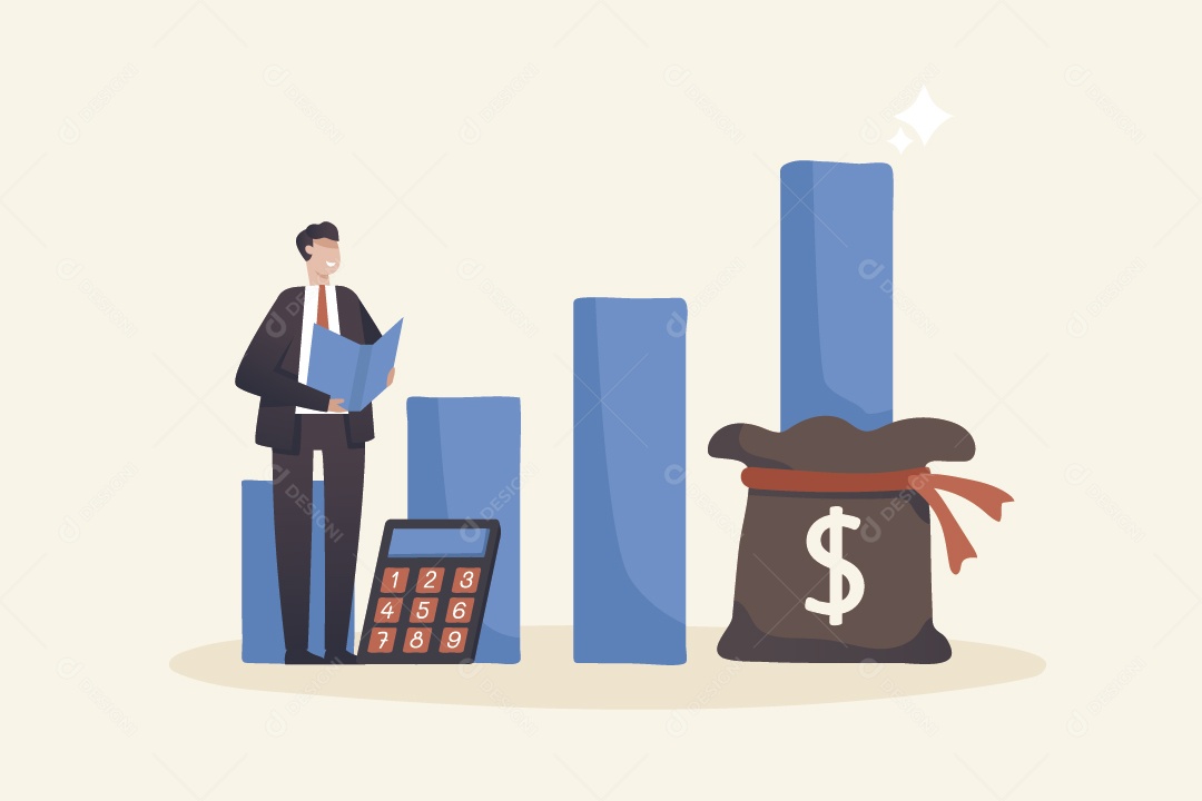 Ilustração de Empresa de Negócios Vetor EPS