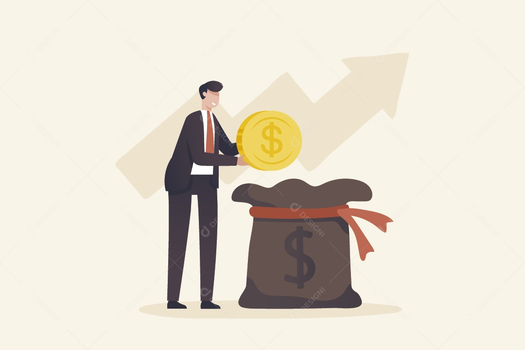 Ilustração de Empresa de Negócios Vetor EPS